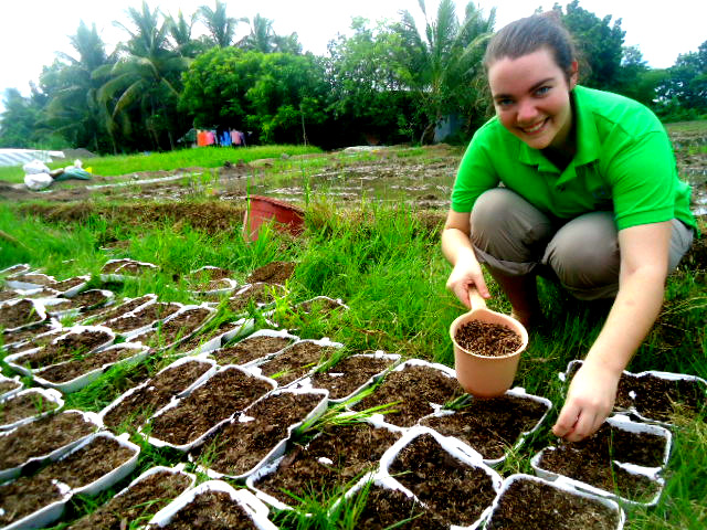 Rebecca Boardman on placement in the Philippines