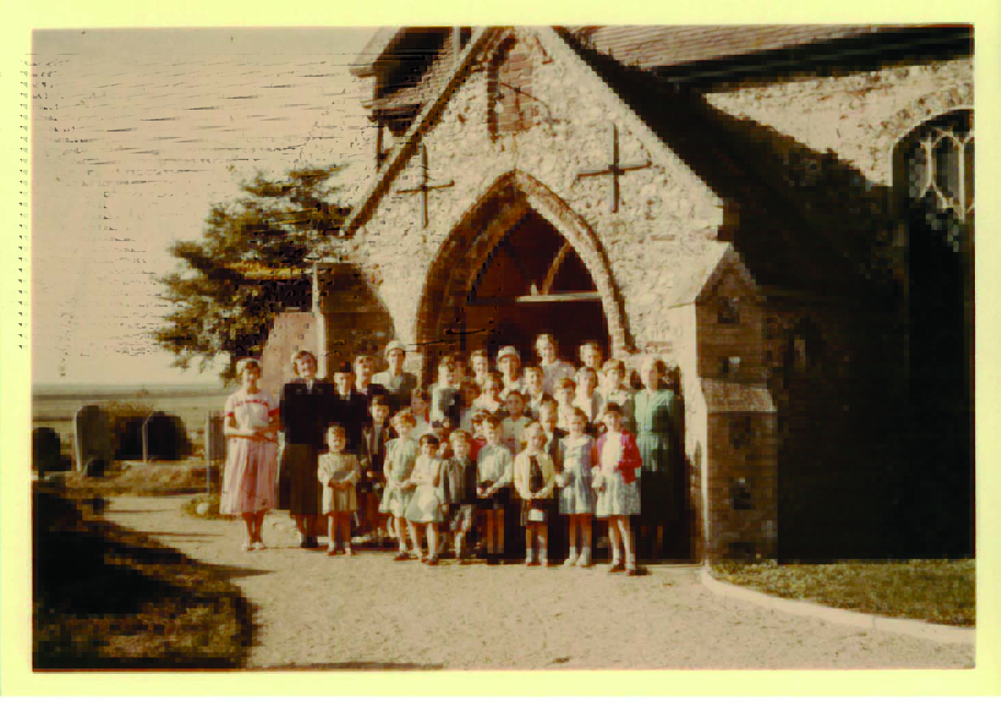 Children's church at St Michael's in the 1950s