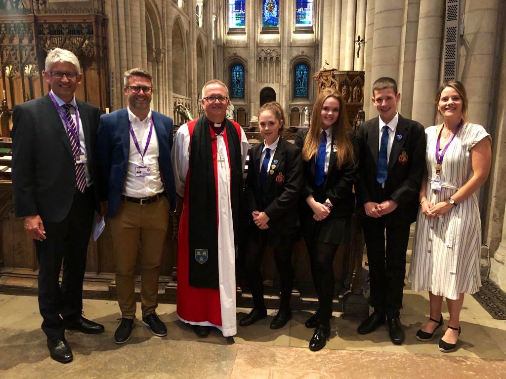 comm service ashs students and bishop a
