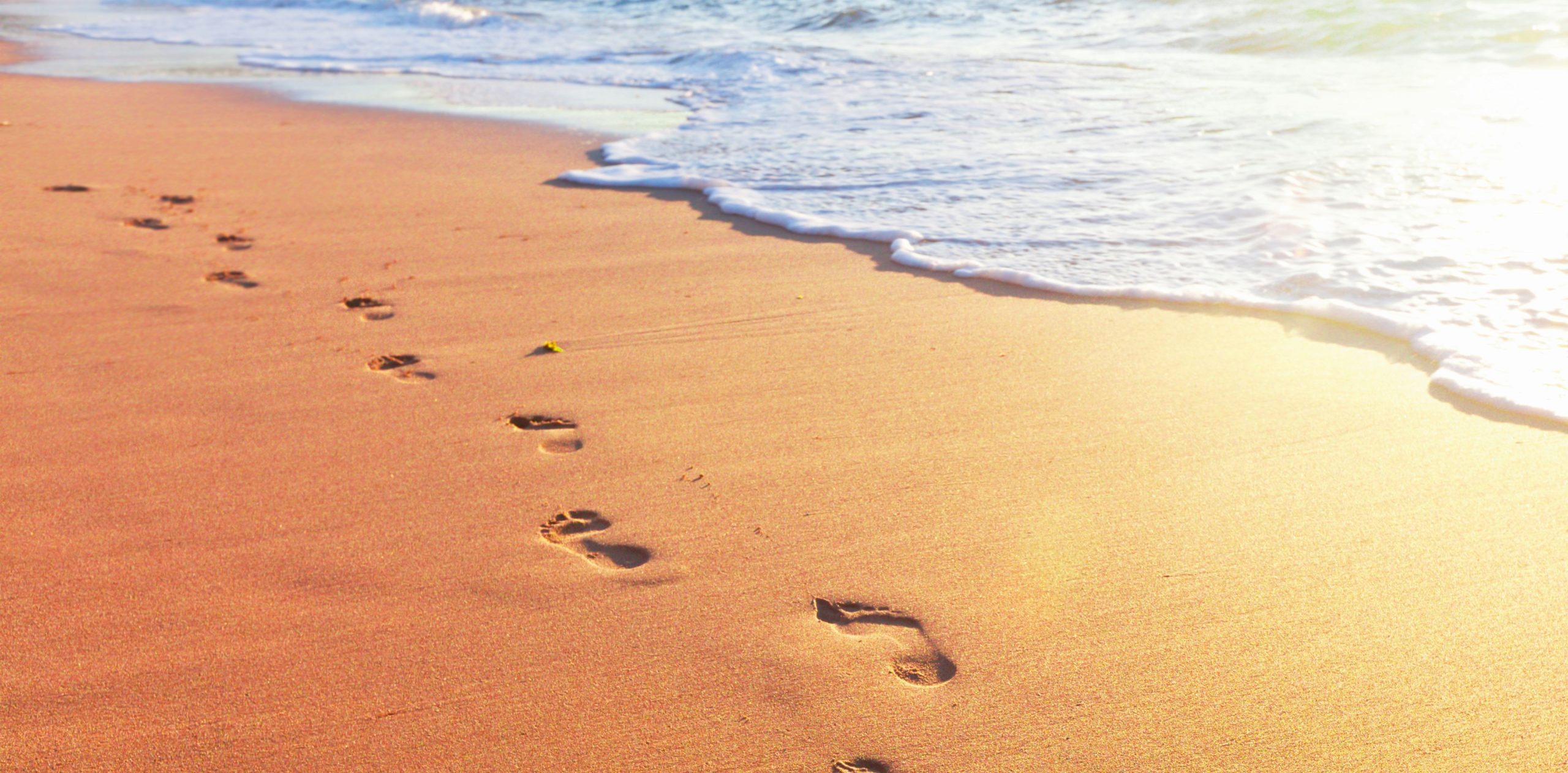 footprints in the sand 1