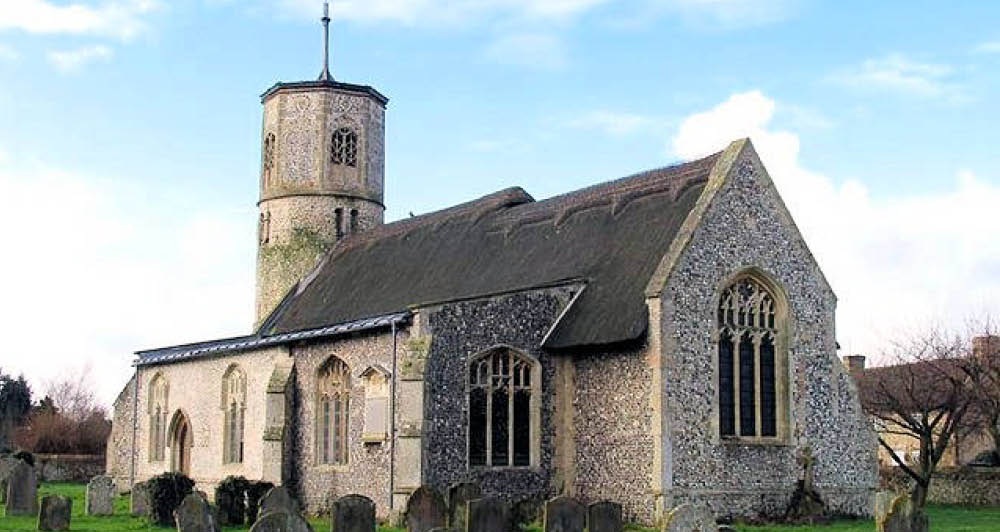 St Mary's Beachamwell, by John Salmon