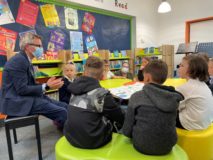 James Wild MP at Ashwicken Primary Academy