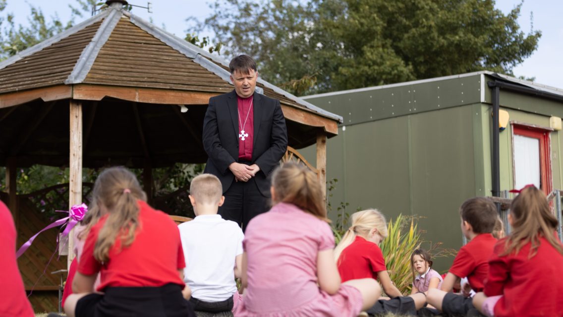 Bishop Graham opening the Little Birds Nursery Middleton 2 - DNEAT
