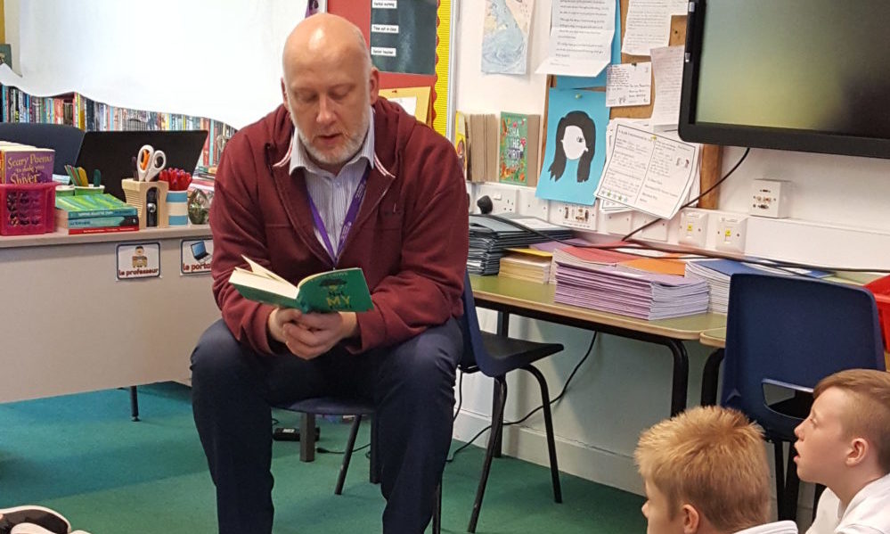 Mr Jon Biddle, English and Reading Lead of Moorlands CofE Primary Academy 2 - Credit DNEAT