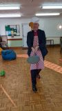Flipping pancakes at the BB youth cafe