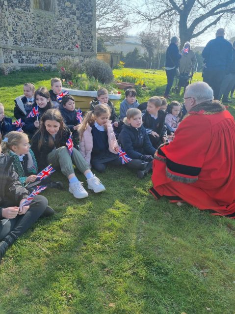 Hopton CofE Primary Academy Community Millenium Garden - Credit DNEAT