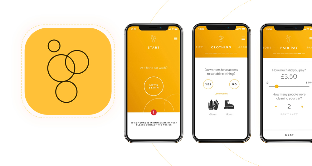 Safe car wash app