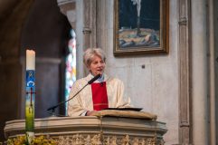 The Very Reverend Jane Hedges, Dean of Norwich, holds her final services on 1st May 2022 at Norwich Cathedral. Photograph: Norwich Cathedral/Bill Smith