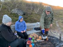 Arctic tundra hike