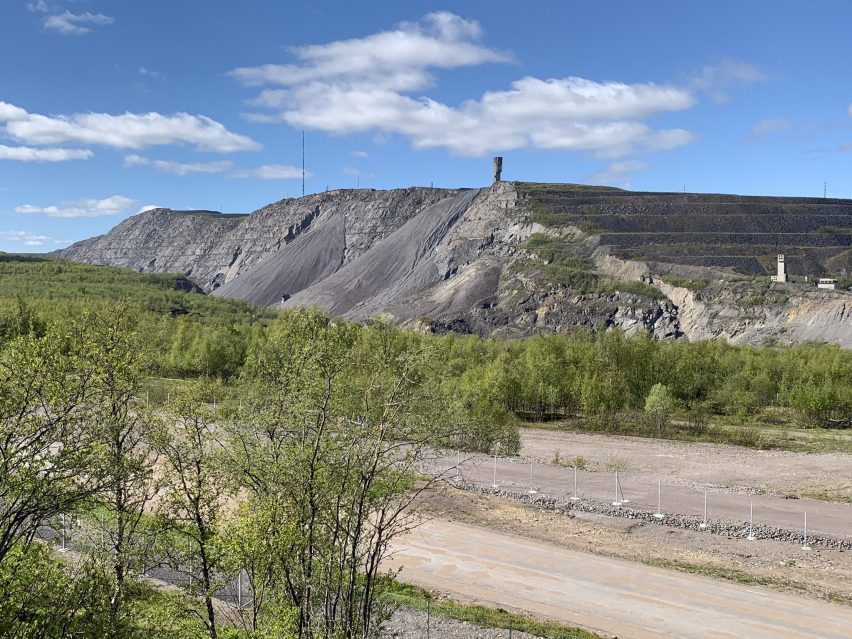 Kiruna iron ore mine