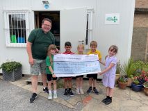 Mary Mag Fete Foodbank cheque