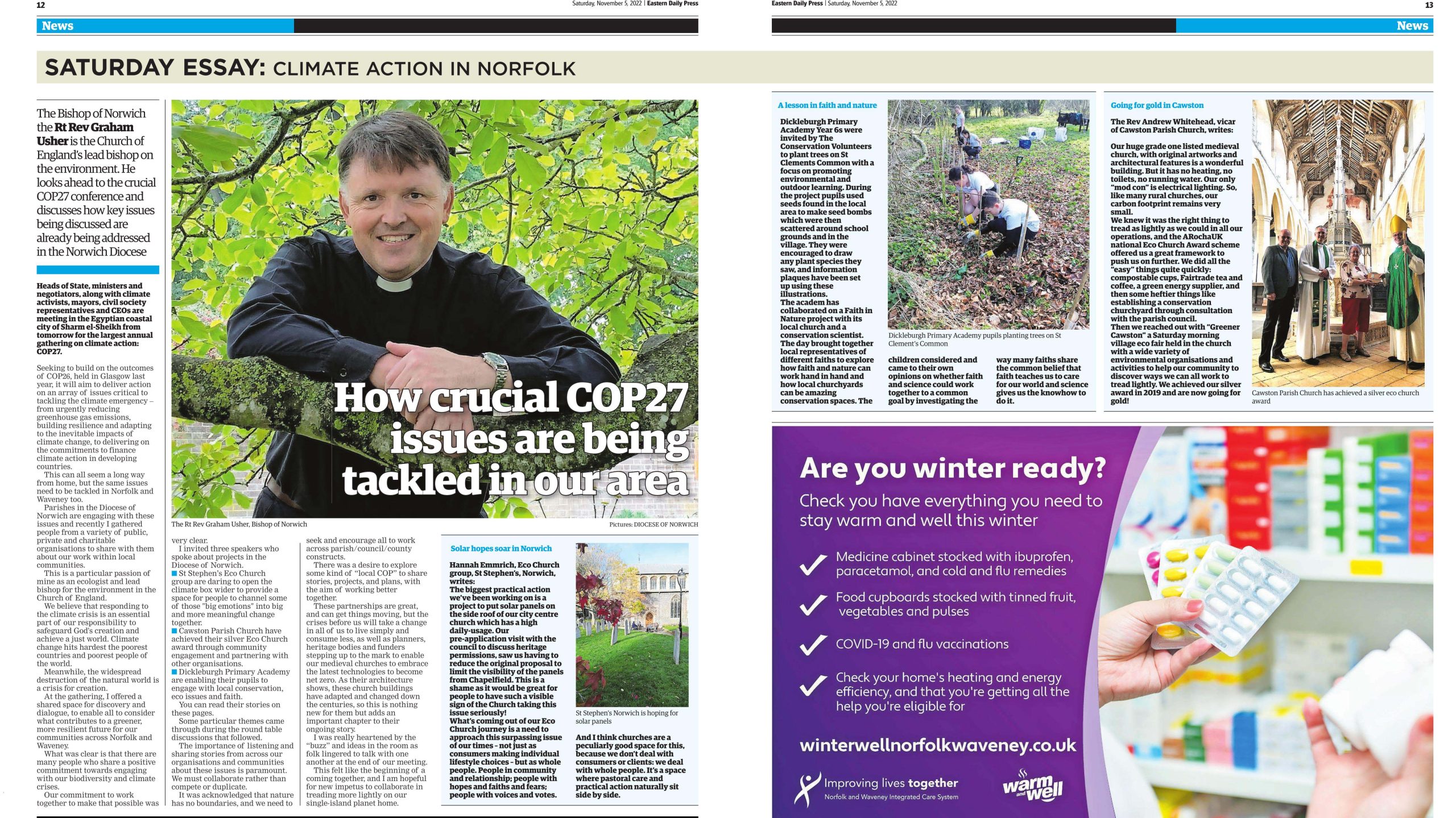 EDP Saturday Essay - 07.11.22 - How crucial COP27 issues are being tackled in our area_Page_1 copy