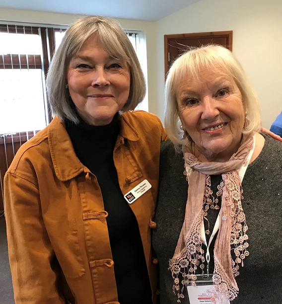 Debbie Thrower, founder of Anna Chaplaincy and Gaye Hailstone, Anna Chaplain in the Diocese of Norwich