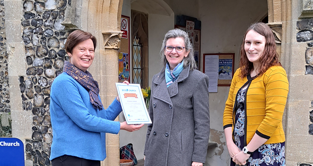 Website Horsford Church eco award
