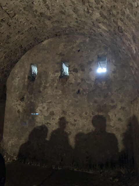 Slave cell at Cape Coast Castle.