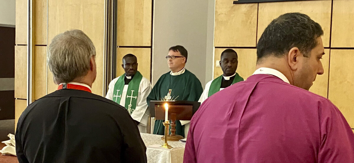 Presiding at Eucharist on final day of ACC18.