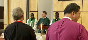 Presiding at Eucharist on final day of ACC18.