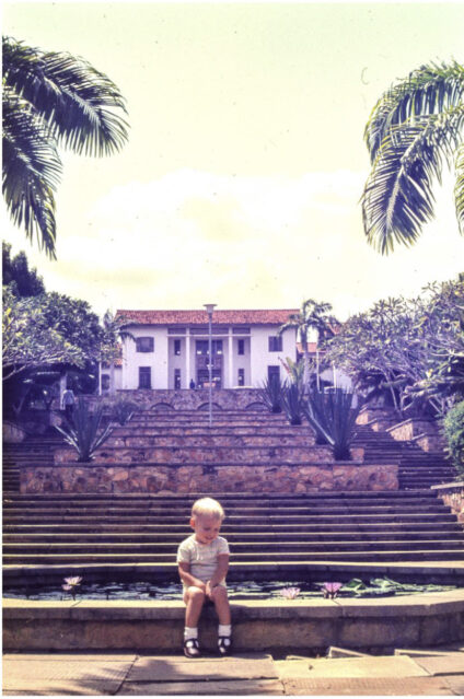 Great to be back in Ghana - home when I was a child. Photos taken at the same place at the University of Ghana at Legon. Just 50 years apart!