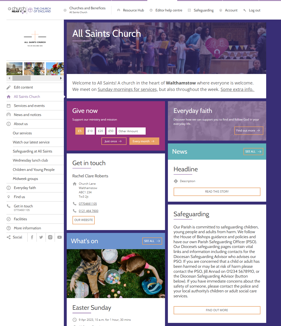 a church near you