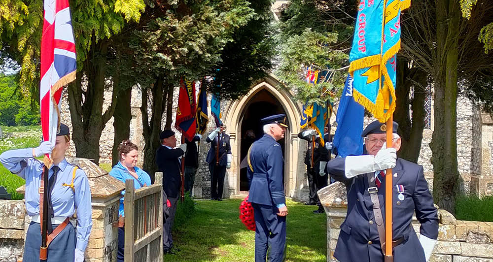 Spitfire fly-past at the ‘Church in the Fields’ — Diocese of Norwich