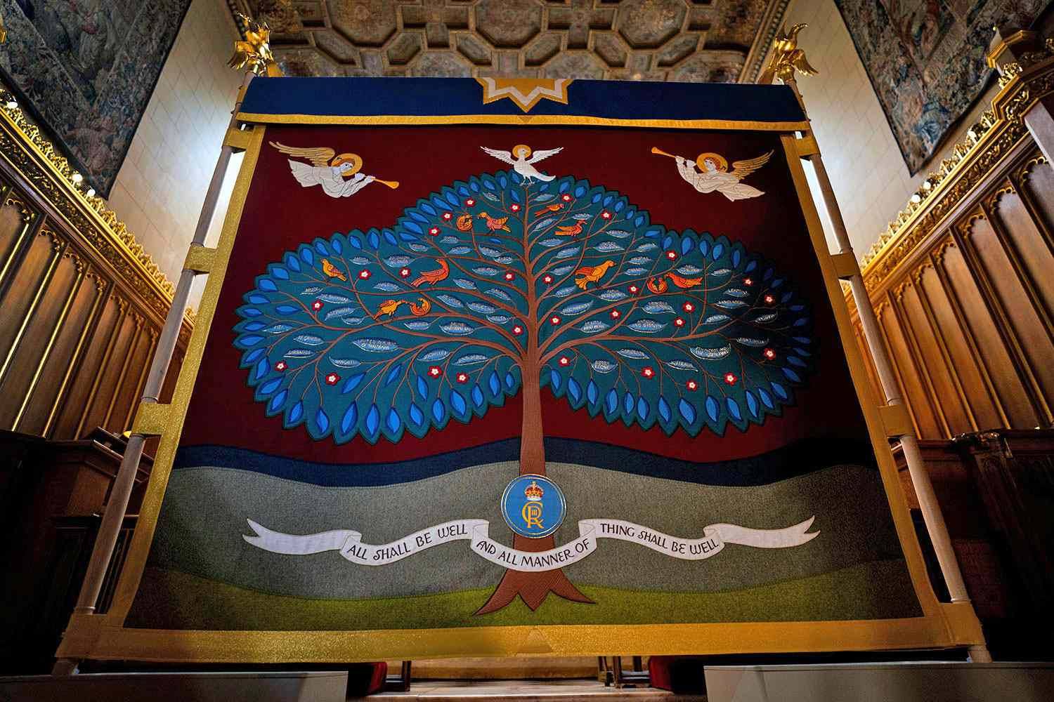 The Anointing Screen (c) Victoria Jones/PA