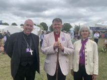 Bishop Peter Collins, the Roman Catholic Bishop of East Anglia with Bishop Graham and Bishop Jane