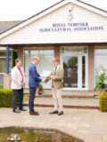 HRH Prince of Wales presents certificate