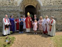 Baptism & confirmation service at Castle Rising