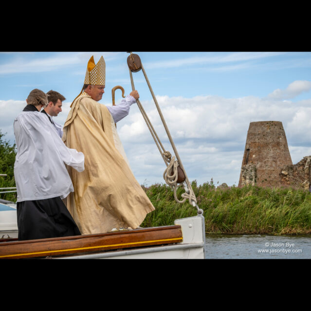 Arriving at St Benet's Abbey (c) Jason Bye