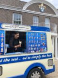 Royal whippy at refugee picnic