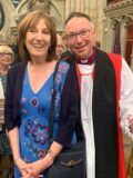 The Rt Revd Ian Bishop and his wife Sue.