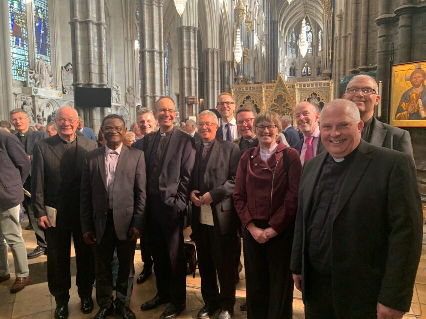 Clergy and Laity from the Diocese of Norwich at Westminster Abbey for the consecration of the new Bishop of Thetford.