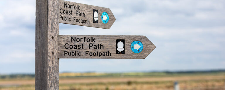 Norfolk & Waveney signpost