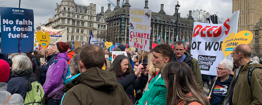 Climate Justice protest