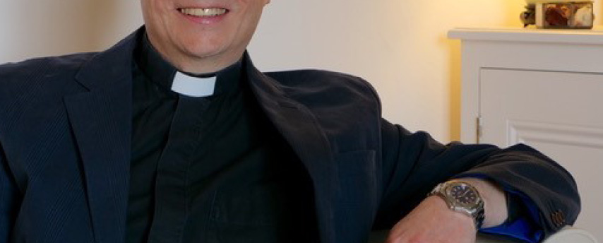 Man with a clerical collar