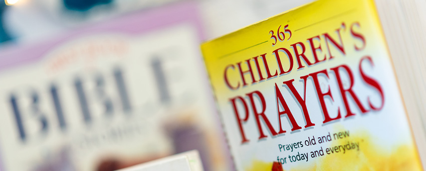 Children's prayers book cover