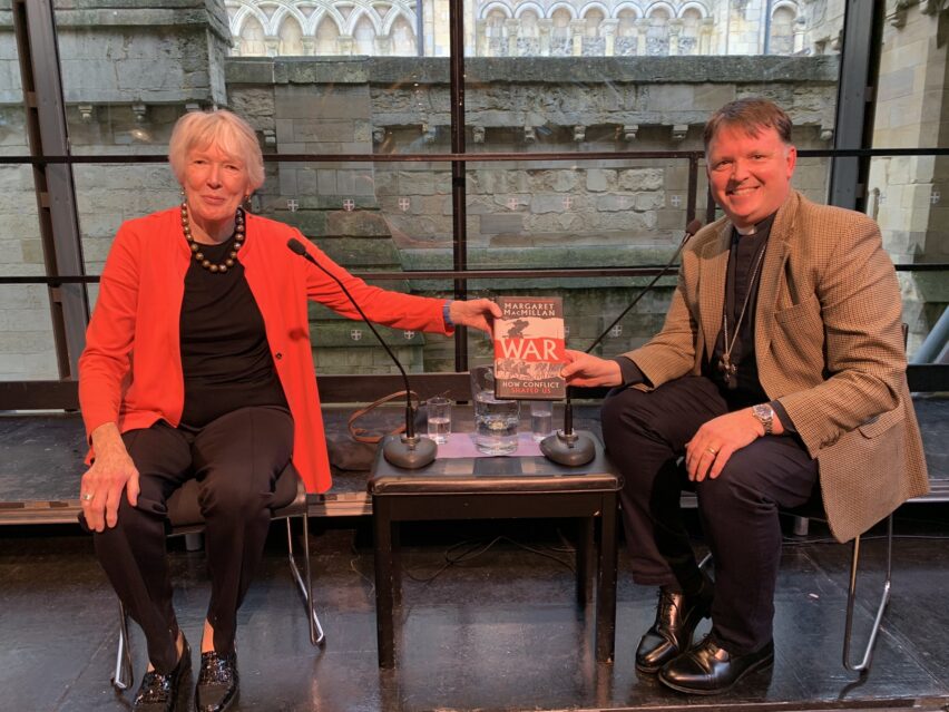 Bishop Graham with Margaret MacMillan