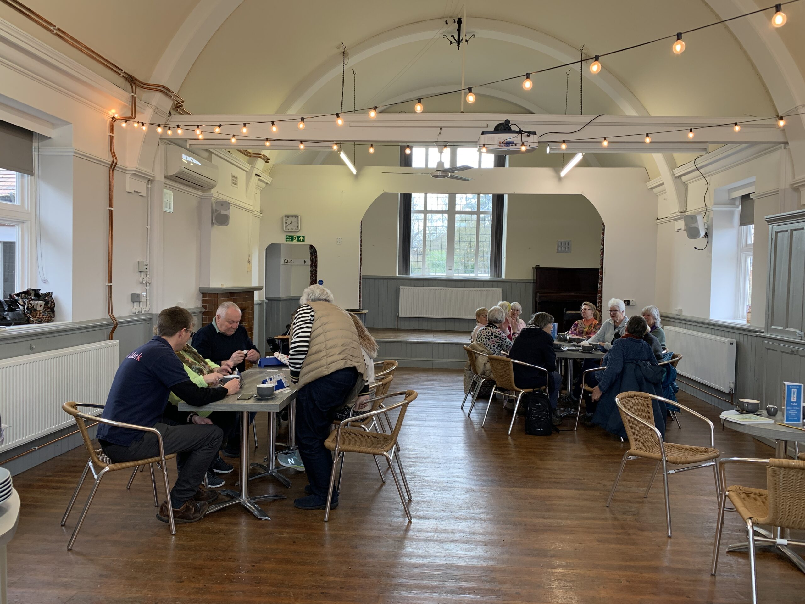 Inside the cafe at The Well in Ingoldisthorpe church hall.