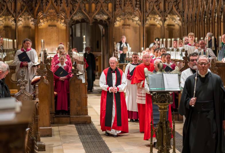 Roman Catholic and Church of England bishops joint meeting at Norwich Cathedral