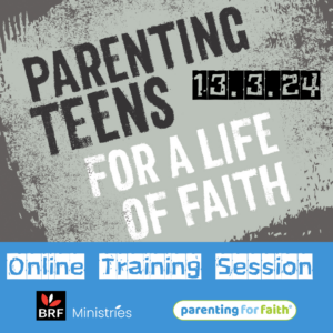 parenting teens online training poster