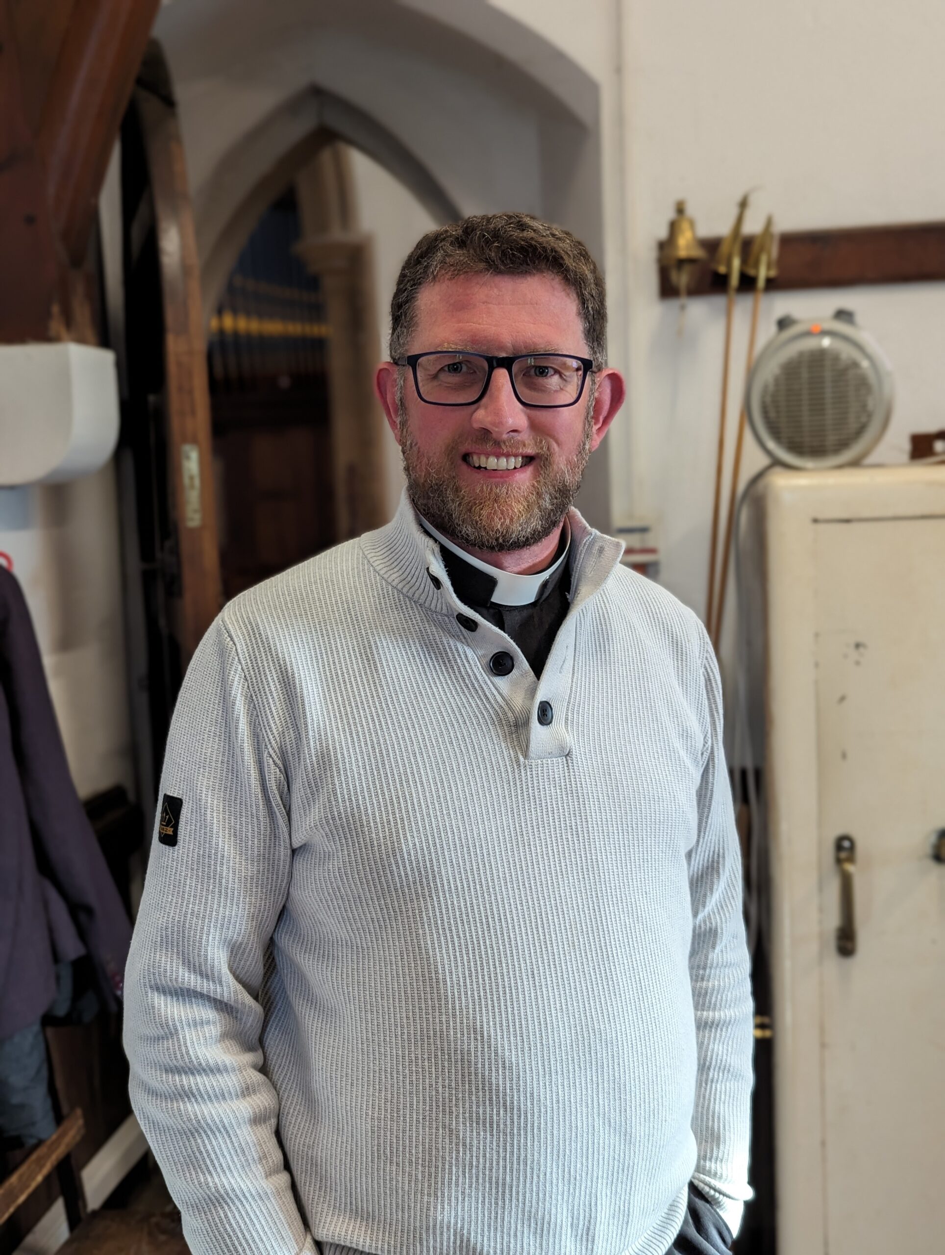 A close up picture of Revd Canon Richard Lamey, Director of Mission and Ministry