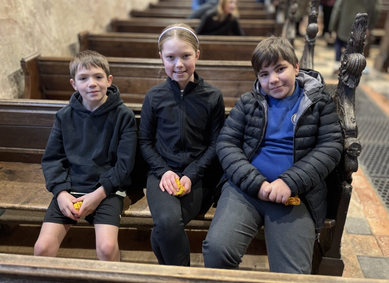 Year 6 pupils enjoy ‘honour’ of sprucing up 700-year-old church ...